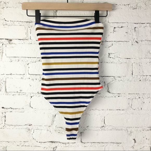 Out From Under Striped Strapless Bodysuit - Picture 4 of 8